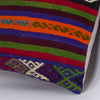 Striped Multiple Color Kilim Pillow Cover 16x16 7354