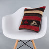 Striped Multiple Color Kilim Pillow Cover 16x16 7364