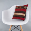Striped Multiple Color Kilim Pillow Cover 16x16 7366
