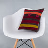 Striped Multiple Color Kilim Pillow Cover 16x16 7367