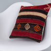 Striped Multiple Color Kilim Pillow Cover 16x16 7432