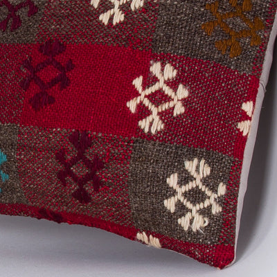 Striped Multiple Color Kilim Pillow Cover 16x16 7567