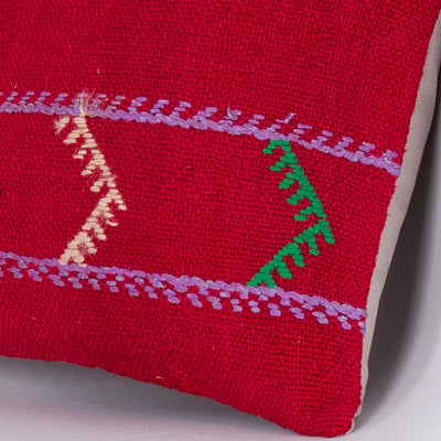 Striped Multiple Color Kilim Pillow Cover 16x16 7570