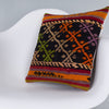 Striped Multiple Color Kilim Pillow Cover 16x16 7603