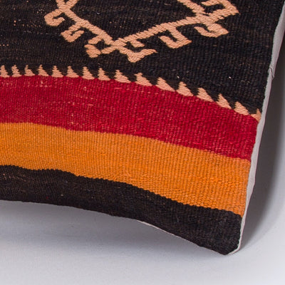 Striped Multiple Color Kilim Pillow Cover 16x16 7631