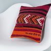 Striped Multiple Color Kilim Pillow Cover 16x16 7700