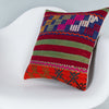 Striped Multiple Color Kilim Pillow Cover 16x16 7704