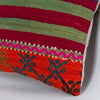 Striped Multiple Color Kilim Pillow Cover 16x16 7704