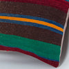 Striped Multiple Color Kilim Pillow Cover 16x16 7713