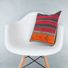 Striped Multiple Color Kilim Pillow Cover 16x16 7791