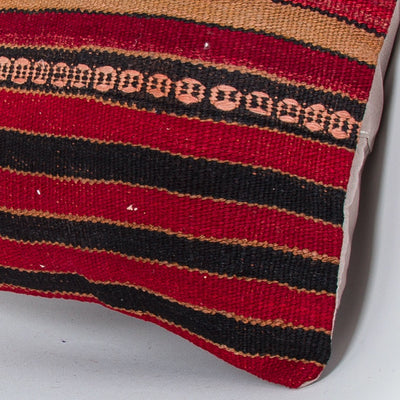 Striped Multiple Color Kilim Pillow Cover 16x16 7808