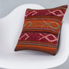 Striped Multiple Color Kilim Pillow Cover 16x16 7879