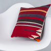 Striped Multiple Color Kilim Pillow Cover 16x16 7890