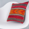 Striped Multiple Color Kilim Pillow Cover 16x16 7898