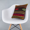 Striped Multiple Color Kilim Pillow Cover 16x16 7960