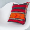 Striped Multiple Color Kilim Pillow Cover 16x16 8036