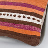Striped Multiple Color Kilim Pillow Cover 16x16 8040