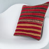 Striped Multiple Color Kilim Pillow Cover 16x16 8045