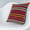 Striped Multiple Color Kilim Pillow Cover 16x16 8306