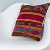 Striped Multiple Color Kilim Pillow Cover 16x16 8342