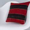 Striped Multiple Color Kilim Pillow Cover 16x16 7269