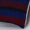 Striped Multiple Color Kilim Pillow Cover 16x16 7416