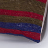 Striped Multiple Color Kilim Pillow Cover 16x16 7545