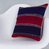 Striped Multiple Color Kilim Pillow Cover 16x16 7564