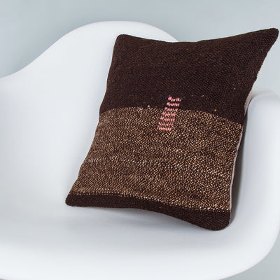 Striped Multiple Color Kilim Pillow Cover 16x16 8016