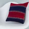 Striped Multiple Color Kilim Pillow Cover 16x16 8411