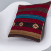 Striped Multiple Color Kilim Pillow Cover 16x16 7246
