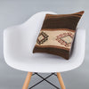 Striped Multiple Color Kilim Pillow Cover 16x16 7247