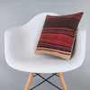 Striped Multiple Color Kilim Pillow Cover 16x16 7326
