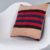Striped Multiple Color Kilim Pillow Cover 16x16 7342