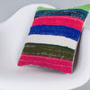 Striped Multiple Color Kilim Pillow Cover 16x16 7346