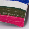 Striped Multiple Color Kilim Pillow Cover 16x16 7346