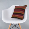 Striped Multiple Color Kilim Pillow Cover 16x16 7375