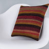 Striped Multiple Color Kilim Pillow Cover 16x16 7377