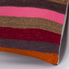 Striped Multiple Color Kilim Pillow Cover 16x16 7403