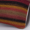 Striped Multiple Color Kilim Pillow Cover 16x16 7428