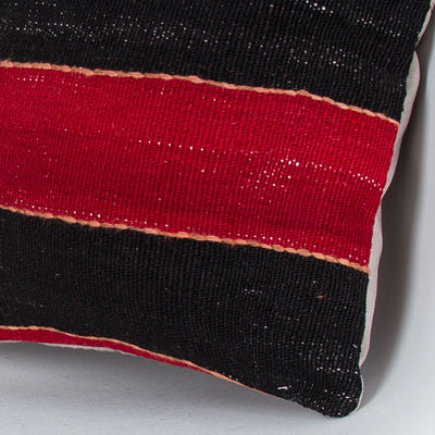 Striped Multiple Color Kilim Pillow Cover 16x16 7473