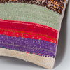 Striped Multiple Color Kilim Pillow Cover 16x16 7510