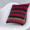 Striped Multiple Color Kilim Pillow Cover 16x16 7575