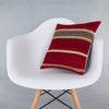 Striped Multiple Color Kilim Pillow Cover 16x16 7590