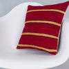 Striped Multiple Color Kilim Pillow Cover 16x16 7619