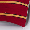 Striped Multiple Color Kilim Pillow Cover 16x16 7621