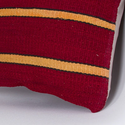 Striped Multiple Color Kilim Pillow Cover 16x16 7622