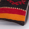 Striped Multiple Color Kilim Pillow Cover 16x16 7637