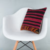Striped Multiple Color Kilim Pillow Cover 16x16 7699