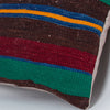 Striped Multiple Color Kilim Pillow Cover 16x16 7710